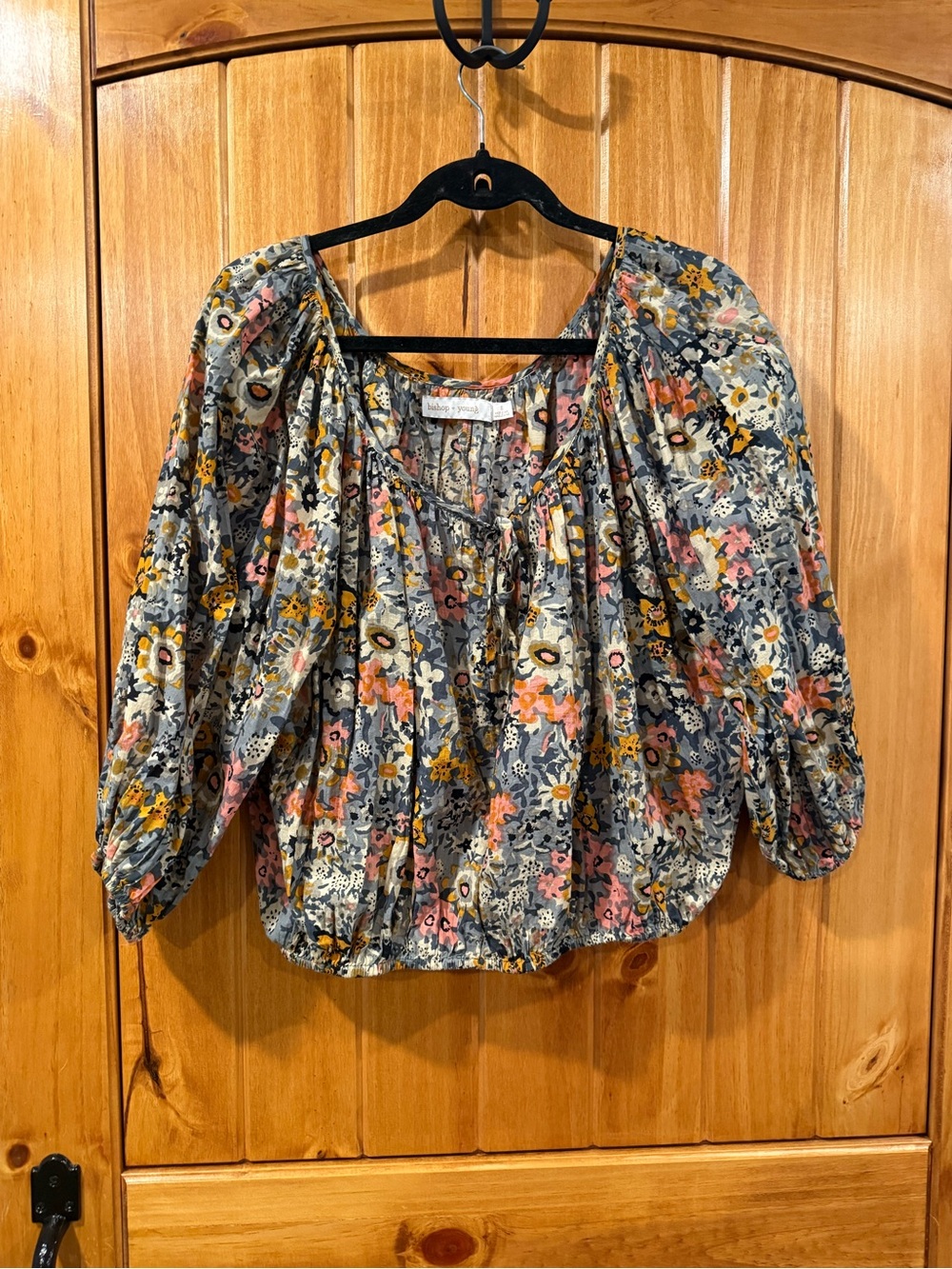 Bishop + Young Flower Crop Blouse